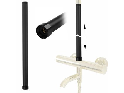 Predĺženie pre vaňovú/sprchovú súpravu BLACK 50cm