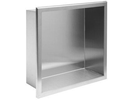 bathroom shelf 30x30 steel brush