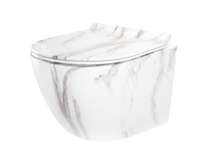 Závesná WC misa REA Carter Tornado Aiax Shiny