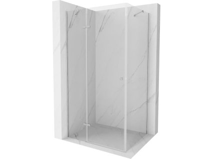Mexen Roma sprchový kút skladací 90 x 70 cm, priehľadné sklo, profil chróm - 854-090-070-01-00