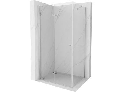 Mexen Lima sprchový kút skladací  95 x 80 cm, priehľadné sklo, profil chróm - 856-095-080-01-00
