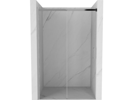 Mexen Omega sprchové dvere posuvné 140 cm, priehľadné sklo, chróm - 825-140-000-01-00