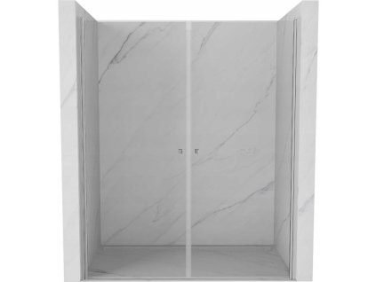 Mexen Pretoria Duo sprchové dvere otváracie 140 cm, priehľadné sklo, chróm- 852-140-000-02-00