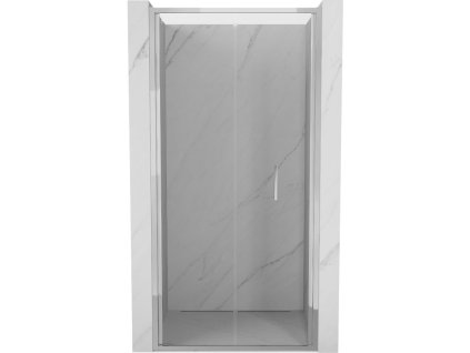 Mexen Exo skladacie sprchové dvere 100 cm, transparentné, chróm - 816-100-000-01-00