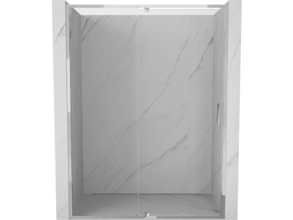 Mexen Exo výklopné sprchové dvere 135 cm, transparentné, chróm - 819-135-000-01-00