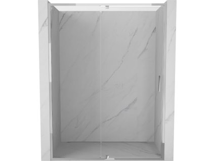 Mexen Exo výklopné sprchové dvere 160 cm, transparentné, chróm - 819-160-000-01-00