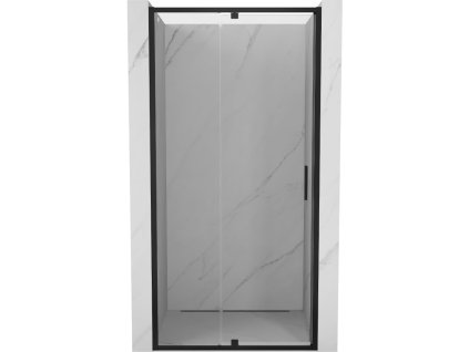 Mexen Exo výklopné sprchové dvere 95 cm, transparentné, čierne - 819-095-000-70-00