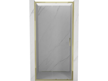Posuvné sprchové dvere Mexen Exo 105 cm, transparentné, zlaté - 8151-105-000-50-00