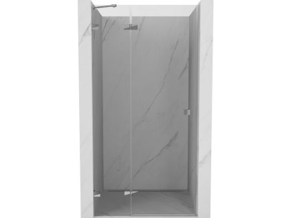 Mexen Lunar ľavé otočné sprchové dvere 125 cm, transparentné, chróm - 834-125-000-01-00-L