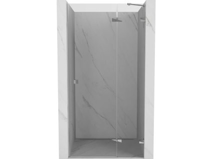 Mexen Lunar pravé otočné sprchové dvere 110 cm, transparentné, chróm - 834-110-000-01-00-P