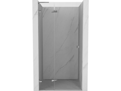Mexen Lunar L Otočné ľavé sprchové dvere 80 cm, transparentné, chróm - 834L-080-000-01-00-L