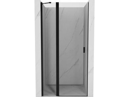 Mexen Mist výklopné sprchové dvere 115 cm, transparentné, čierne - 8A4-115-000-70-00