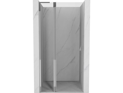 Mexen Mist L Otočné sprchové dvere 95 cm, priehľadné, chróm - 8A4L-095-000-01-00