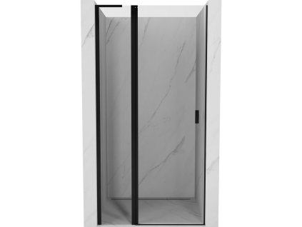 Sprchové dvere Mexen Mist L Swing 120 cm, transparentné, čierne - 8A4L-120-000-70-00