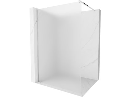 Mexen Kioto sprchová zástena 80 x 200 cm, sklo námraza, 8 mm, chróm - 800-080-101-01-30