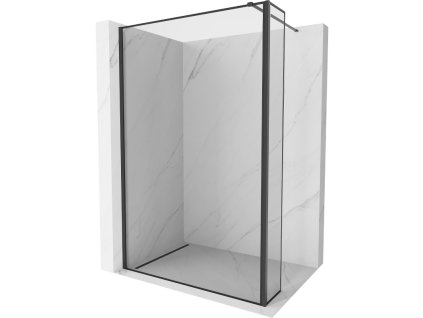 Mexen Kyoto sprchová stena 90 x 40 cm, čierny vzor, čierna - 800-090-212-70-70-040