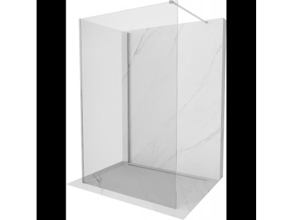 Mexen Kioto sprchová stena 135 x 110 cm, transparentná, chróm - 800-135-212-01-00-110