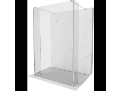 Mexen Kioto voľne stojaca sprchová stena 105 x 30 x 30 cm, transparentná, chróm - 800-105-030-222-01-00-030