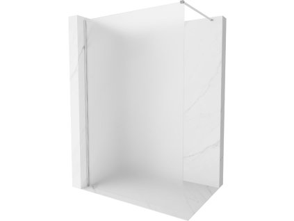 Mexen Kioto-X sprchová stena 150 x 200 cm, mráz 10 mm, chróm - 800-150-101-01-30-X