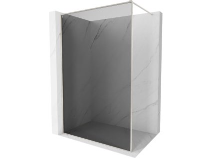 Mexen Kioto-XF sprchová stena s rámom 120 x 202 cm, grafit 10 mm, matný nikel - 800-120-104-97-40-X