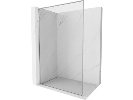 Mexen Kioto-F L sprchová stena s rámom 100 x 202 cm, 8 mm priehľadná, chróm - 800-100-174-01-00