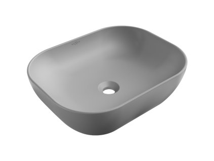 Mexen Rosa umývadlo na dosku 50 x 40 cm, svetlošedé matné - 21095061