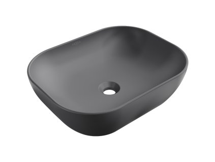 Mexen Rosa umývadlo na dosku 50 x 40 cm, tmavošedé matné - 21095071