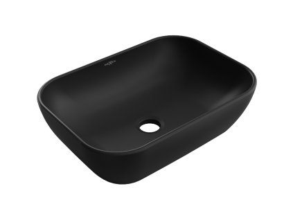 Mexen Rita umývadlo na dosku 45 x 32 cm, čierne matné - 21084585