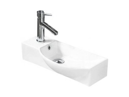 Mexen Hugo umývadlo na dosku pravé 50 x 23 cm, biele - 21255000R