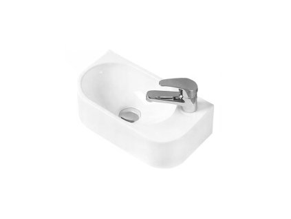 Mexen Viera umývadlo na dosku ľavé 40 x 21 cm, biele - 21274000L