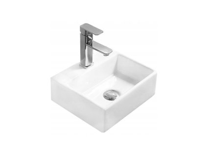 Mexen Mini umývadlo na dosku 33 x 29 cm, biele - 21093300