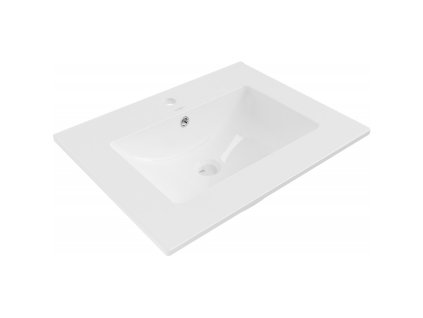 Mexen Atena umývadlo zapustené do dosky 60 x 46 cm, biele - 25016000
