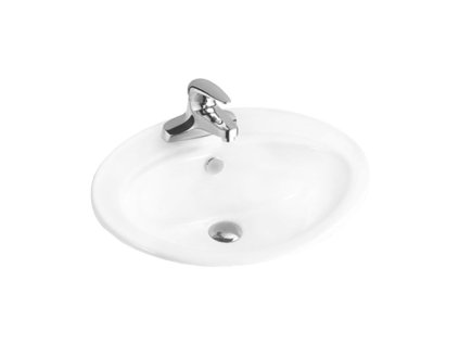 Mexen Selma umývadlo zapustené do dosky 56 x 46 cm, biele - 25085600