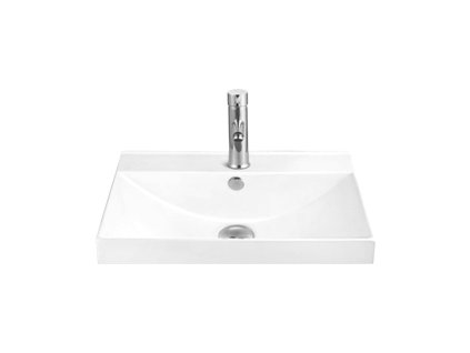 Mexen Mila umývadlo zapustené do dosky 60 x 46 cm, biele - 25296000