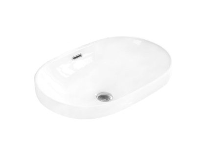 Mexen Viki umývadlo zapustené do dosky 61 x 40 cm, biele - 25356100