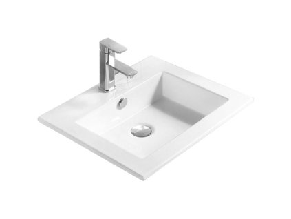 Mexen Salma umývadlo zapustené do dosky 54 x 47 cm, biele - 25395400