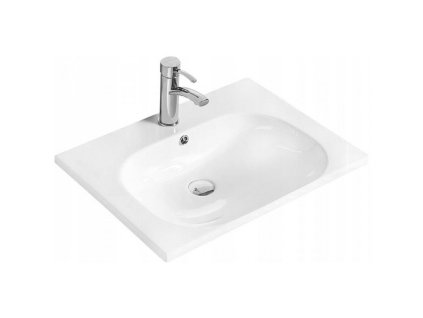 Mexen Erika umývadlo zapustené do dosky 60 x 46 cm, biele - 25526000