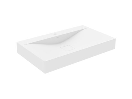 Mexen Poli konglomerátové umývadlo na dosku 1/O 80 x 48 cm, biele - 23028001