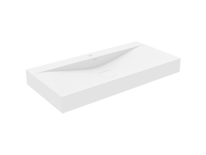 Mexen Poli konglomerátové umývadlo na dosku 1/O 100 x 48 cm, biele - 23021001