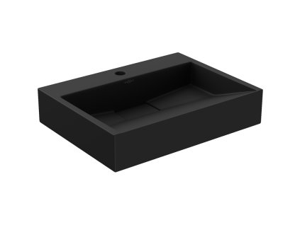 Mexen Ava konglomerátové umývadlo na dosku 1/O 50 x 38 cm, čierna - 23015071