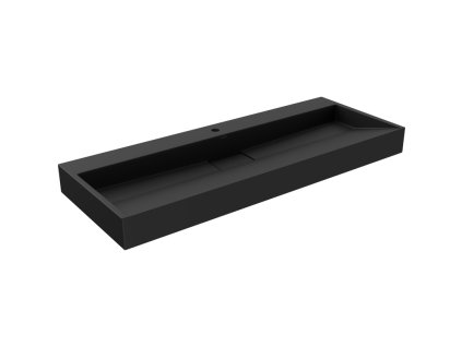 Mexen Ava konglomerátové umývadlo na dosku 1/O 120 x 46 cm, čierna - 23011271