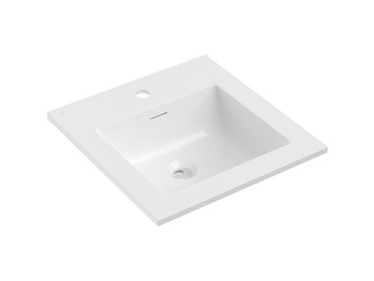 Mexen Otis vstavané umývadlo 46 x 46,5 cm, biely lesk - 25184500