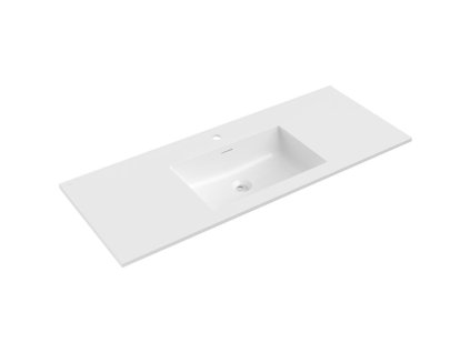 Mexen Otis vstavané umývadlo 121 x 46,5 cm, biely lesk - 25181200