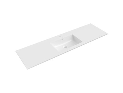 Mexen Otis vstavané umývadlo 161 x 46,5 cm, biely lesk - 25181600