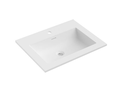 Mexen Otis umývadlo s vložkou 61 x 46,5 cm, biele matné - 25186001