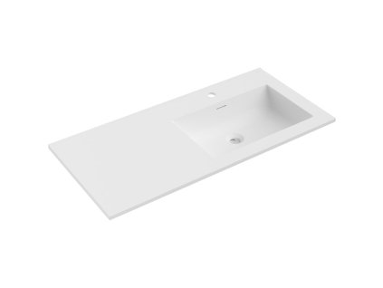 Mexen Otis umývadlo pod omietku pravé 101 x 46,5 cm, biele matné - 25181001P