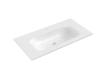 Mexen Vela vstavané umývadlo 91 x 46,5 cm, biely lesk - 25239000