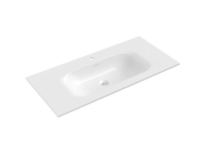 Mexen Vela vstavané umývadlo 101 x 46,5 cm, biely lesk - 25231000