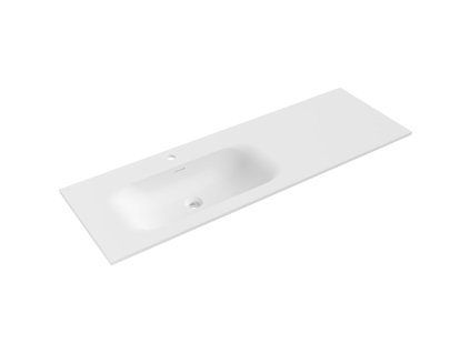 Mexen Vela vložené umývadlo ľavé 141 x 46,5 cm, biela matná - 25231401L