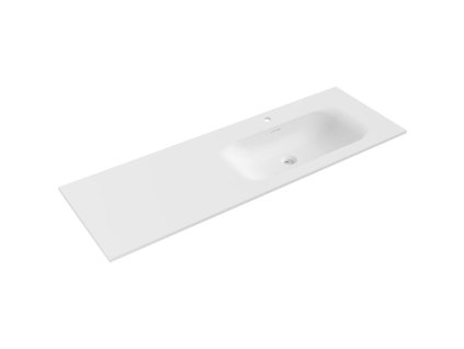 Mexen Vela umývadlo pod omietku pravé 141 x 46,5 cm, biele matné - 25231401P